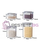 Кухненски контейнери за храна с уплътнение 7 части